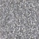 Miyuki Delica Perlen 11/0 - Silk inside dyed smoke grey ab DB-1871